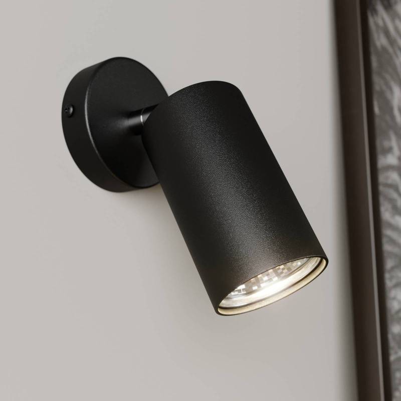 Wandstrahler Eye Spot einflammig, schwarz von Nowodvorski Lighting