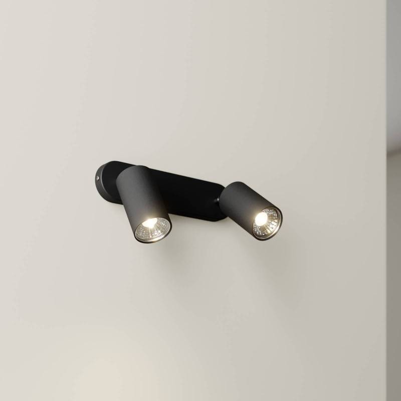 Wandstrahler Eye Spot zweiflammig, schwarz von Nowodvorski Lighting