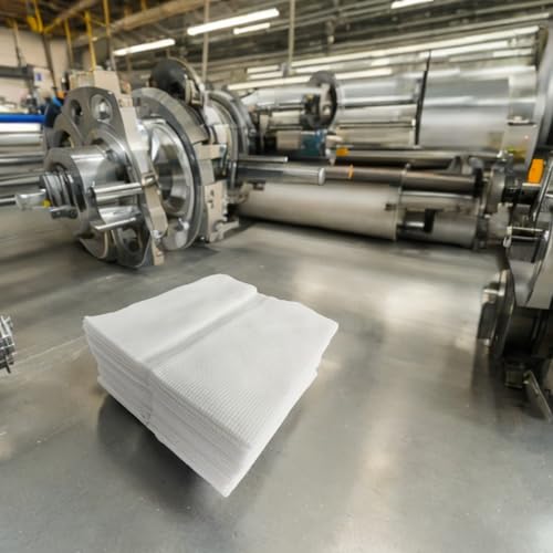 Brod 600 hochwertige Poliertücher | 30x38 cm | durchgehende Lochstruktur | 65 Gramm | 100% Viskose | Non-Woven | für alle Bereiche | weiß | VE: 24 Pack a 25 = 600 Tücher von Brod