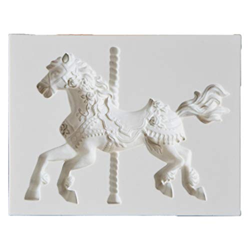 NOWON Karussell Pferd Silikon Fondant Form Kuchen Cupcake Icing Chocolate Decor Form NOWON Karussell Pferd Silikon Fondant Form Kuchen Cupcake Icing Chocolate Decor Form von NOWON