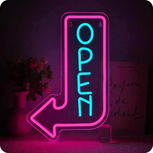 Noxet Open Arrow Neon Schild Led Open Leuchtreklamen Open Neon Nachtlichter Open Neonschild Neon Licht Led Neonlicht Open Leuchtreklamen FüR Business Light Up Sign Für Bar,Salon,Store,Cafe,Club, Noxet Open Arrow Neon Schild Led Open Leuchtreklamen Open Neon Nachtlichter Open Neonschild Neon Licht Led Neonlicht Open Leuchtreklamen FüR Business Light Up Sign Für Bar,Salon,Store,Cafe,Club, von NOXET