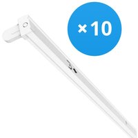 Markenlos - Mehrfachpackung 10x Noxion Deckenleuchte Click led T8 Geeignet Für 120cm led Röhre von MARKENLOS