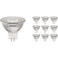 Markenlos - Mehrfachpackung 10x Noxion LED-Spot GU5.3 MR16 4W 345lm 36D - 827 Extra Warmweiß Ersatz für 35W von MARKENLOS