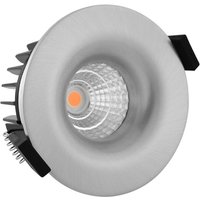 Markenlos - Noxion LED-Spot Gimax Aluminium 6W 400lm 36D - 927 Extra Warmweiß Ausschnitt 74mm - IP44 - Höchste Farbwiedergabe - von MARKENLOS