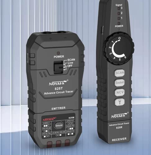 NOYAFA Cable and Network tester NF-825TMR Cable Tester LCD Display Network Cable Tracker Underground Cable Finder Wire Detector,Circuit Tracer & Breaker Finder NOYAFA Cable and Network tester NF-825TMR Cable Tester LCD Display Network Cable Tracker Underground Cable Finder Wire Detector,Circuit Tracer & Breaker Finder von NOYAFA