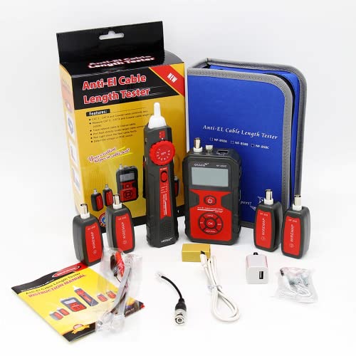 NOYAFA Cable and Network tester NF-858C Network Cable Tester Portable Cat 5 Cat 6 RJ11 BNC Cable Finder Measuring Cable Length and Breakpoints with Light Cable Tracker and Tester NOYAFA Cable and Network tester NF-858C Network Cable Tester Portable Cat 5 Cat 6 RJ11 BNC Cable Finder Measuring Cable Length and Breakpoints with Light Cable Tracker and Tester von NOYAFA