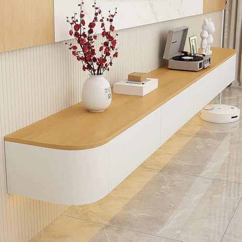 NOYHHAV Fernsehschrank mit 3 Staufächern Lowboard Hängeboard schwebend Verbundholz 180CM Zweifarbig+Licht NOYHHAV Fernsehschrank mit 3 Staufächern Lowboard Hängeboard schwebend Verbundholz 180CM Zweifarbig+Licht von NOYHHAV