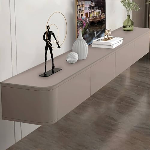 NOYHHAV Fernsehschrank mit 4 Staufächern Lowboard Hängeboard schwebend Verbundholz300CM Khaki von NOYHHAV