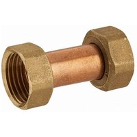 Doppelnippel weiblich gleich mit losen Muttern Messing F3/8 (12x17) Noyon&thiebault 180-1212L1 von NOYON & THIEBAULT