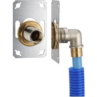 Noyon&thiebault - fixsystem einfach : Komplettset zur Befestigung eines einfachen Wandhahns M1/2' (15x21) Versorgungsbogen zum Gleiten auf PER-Rohr ø von NOYON & THIEBAULT