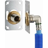 Noyon&thiebault - fixsystem einfach : Komplettset zur Befestigung eines einfachen Wandhahns M1/2' (15x21) Pressanschlussbogen Profil th auf PER-Rohr von NOYON & THIEBAULT