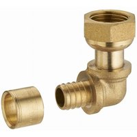 Gleitbogen für PER-Rohr Noyon&thiebault 12 mm mit Innengewinde freie Mutter F1/2' (15x21) Messingring - 3189-1512L1 von NOYON & THIEBAULT