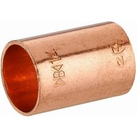 Kupfer Lötmuffe doppelt weiblich gleich NOYON & THIEBAULT - Ø 12 mm Beutel 5 St. - 918-12S5 von NOYON & THIEBAULT