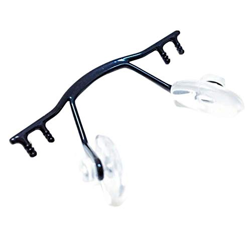NOYOTA Metall-Nasenpolsterhalter, Nasensteg-Ersatz, 1 Stück Metall-Nasensteg-Ersatz for randlose Brillen, blau NOYOTA Metall-Nasenpolsterhalter, Nasensteg-Ersatz, 1 Stück Metall-Nasensteg-Ersatz for randlose Brillen, blau von NOYOTA