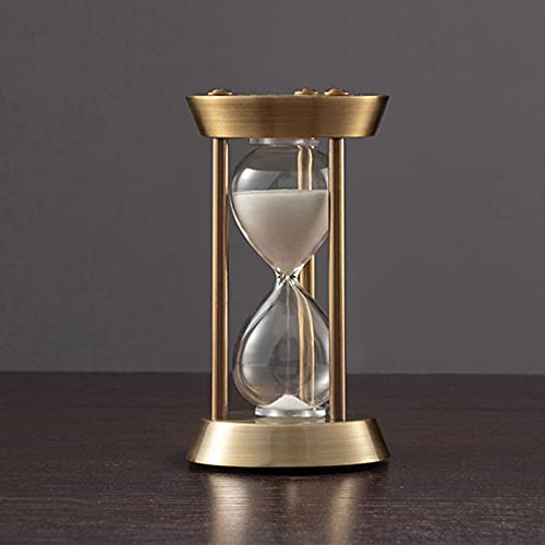 NOYOTA Sanduhr, kreatives Geschenk, Zeitmanagement-Assistent, Glasdekoration, Messing, Sanduhr-Timer 1 3 5 10 15–30 Minuten, Gold NOYOTA Sanduhr, kreatives Geschenk, Zeitmanagement-Assistent, Glasdekoration, Messing, Sanduhr-Timer 1 3 5 10 15–30 Minuten, Gold von NOYOTA