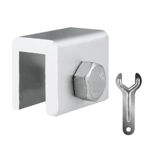 1 STÜCKE Fenster Sicherheitsschlösser for Vertikale Schiebetüren Mit schraubenschlüssel Restrictor(Single Hole 16mm) von NOZLIHMH