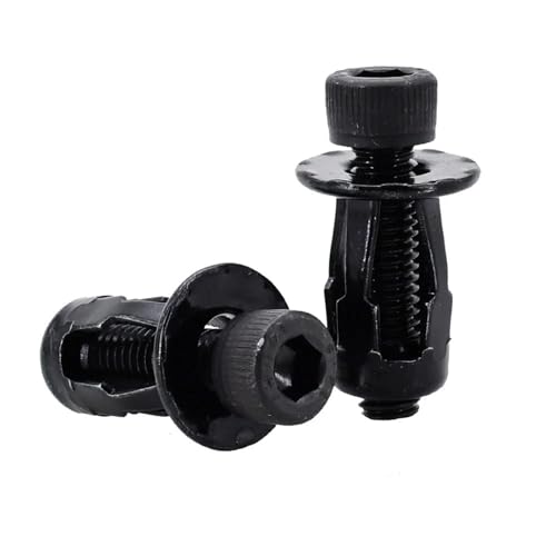 20/30/50Pcs Blütenblatt Form Niet Mutter Schraube Bolzen Kit Expansion Metall Rivetnut Panel Kennzeichen Klemme lock Jack Muttern M4 M5 M6 M8(Socket Head (Black),M8x21(20Pcs)) von NOZLIHMH