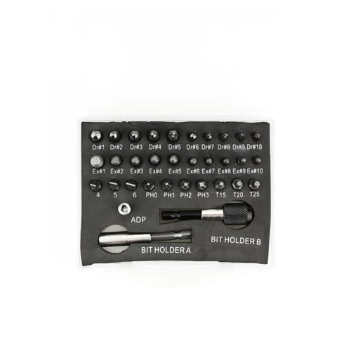 22/33-teiliges Schraubenausdreher-Bohrer-Set, magnetischer Verlängerungsbithalter, Werkzeuge for Entfernen beschädigter Schrauben(Extractor 33pcs) von NOZLIHMH