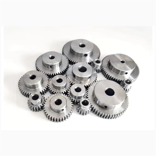 2Pcs 1Modulus = 1M 12 Zähne Stirnradgetriebe Metall Motor Boss/Konvexen Getriebe Innen Loch 6/6.35/8mm Getriebe Rack Übertragung(6mm) von NOZLIHMH