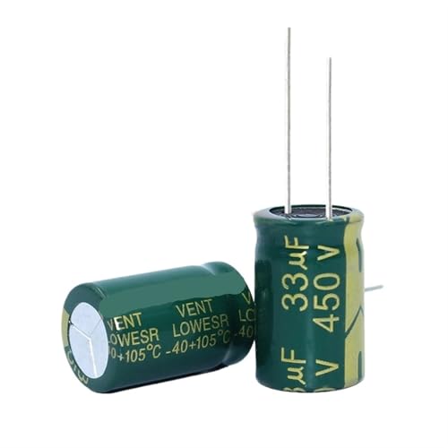 450 V 33 µF Elektrolytkondensator 16 x 25 mm, 50 Stück 450 V 33 µF Elektrolytkondensator 16 x 25 mm, 50 Stück von NOZLIHMH
