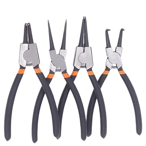 7 Zoll Sicherungsringzange for Entfernen und Installieren runder Schnappsicherungsringe, Handwerkzeuge, 1 Stück(External Elbow) von NOZLIHMH