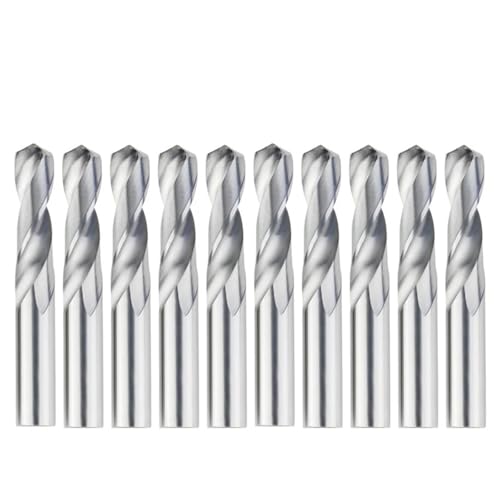 NOZLIHMH Solide Wolfram Drll Bit Hartmetall Bohrer Bits for CNC Hartmetall Bohrer Bits 1,0-20mm Metallbearbeitung Bit Hartmetall fräser(10pcs,7.0x28x55L) von NOZLIHMH