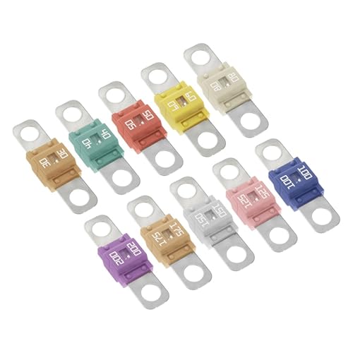 SICHERUNG DC 58V 30A 40A 50A 60A 80A 100A 125A 150A 175A 200A Stud Auto Sicherungen Auto Stereo Audio Sicherung(100A,1PCS) von NOZLIHMH