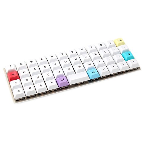 YMDK Dye-Sub Top Print DSA Profile PBT Keycap 1.4mm PBT Suitable for MX Switches Keyboard Planck AMJ40 Niu40 (Only Keycap) von YMDK