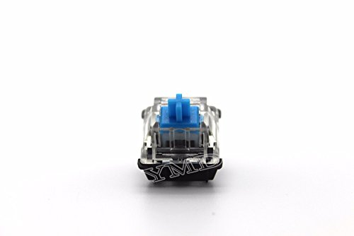 Gateron transparente Abdeckung MX 3 Pin 5 Pin Schalter Schaft für alle MX mechanische Tastatur (blau 3-polig) 10 Stück von YMDK