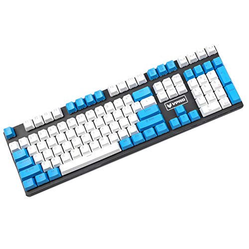 Top bedruckte Double Shot PBT Shine Through Translucent 108 Tasten OEM Profil Keyset für MX Switches Mechanical Keyboard (nur Keycap) von YMDK