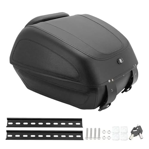 NPNGLCKCVF Motorrad Satteltaschen Motorrad-Heckbox Oberes Hinteres Gepäck Werkzeug Heckbox Großes Fassungsvermögen Motorrad Taschen Heck von NPNGLCKCVF