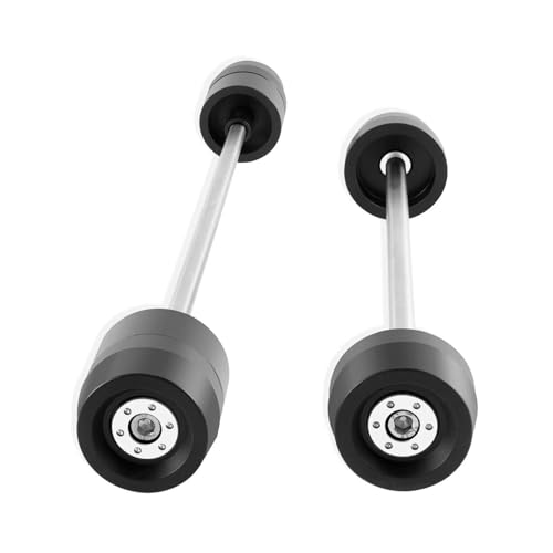 NPNGLCKCVF Motorradrahmen Für Aprilia RSV4-RR RSV4-R RSV4-RF RSV4 RR R RF/Für Tuono V4 RR Motorrad Rad Gabel Achse Sliders Crash Protektoren Motorrad-Slider(Silber) von NPNGLCKCVF
