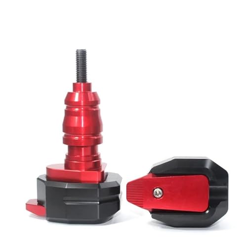 NPNGLCKCVF Motorradrahmen Für F800R F 800R F800 R Motorrad Fallschutzrahmen Slider Verkleidungsschutz Anti Crash Pad Protector Motorrad-Slider(Rot) von NPNGLCKCVF