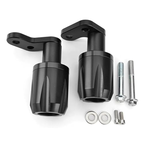 NPNGLCKCVF Motorradrahmen Für Kawasaki Für Ninja ZX6R ZX-6R ZX 6R 2024–2025 Motorrad-Sturzschutz Sturzpads Sturzpads Motorrad-Slider(Schwarz) von NPNGLCKCVF