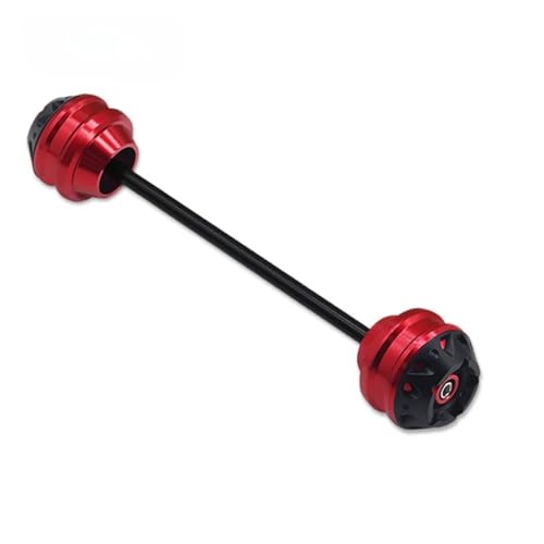 NPNGLCKCVF Motorradrahmen Für Kawasaki Z1000SX 2011–2020 2021 2022 2023 Motorrad-Sturzschutzkappe Vorder Und Hinterrad Gabel Gleitschutz Achse Sturzschutz Motorrad-Slider(Rot,HINTEREN) von NPNGLCKCVF