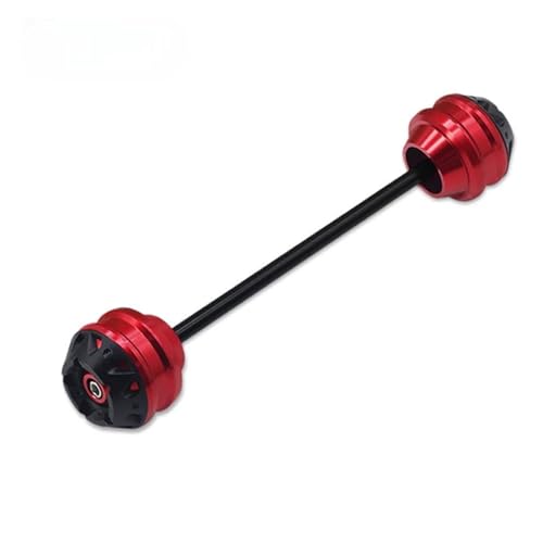 NPNGLCKCVF Motorradrahmen Für Kawasaki Z1000SX 2011–2020 2021 2022 2023 Motorrad-Sturzschutzkappe Vorder Und Hinterrad Gabel Gleitschutz Achse Sturzschutz Motorrad-Slider(Rot,VORDERSEITE) von NPNGLCKCVF
