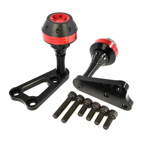 NPNGLCKCVF Motorradrahmen Für Y&amaha YZF R3 R25 Für MT-03 Für MT03 YZF-R3 ABS YZF-R25 Rahmenschutz Verkleidungsschutz Crash Pad Protector Motorrad-Slider(Rot) von NPNGLCKCVF