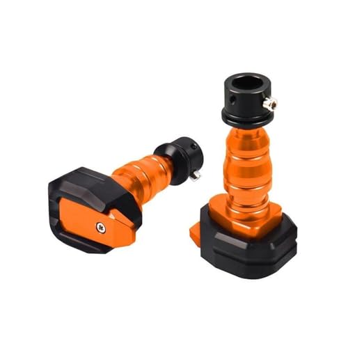 NPNGLCKCVF Motorradrahmen Für ZX-4R ZX-4RR ZX4R ZX4RR ZX 4R 2023 Motorrad-Absturzschutz Rahmenschieber Verkleidungsschutz Crash Pad Protector Motorrad-Slider(Orange) von NPNGLCKCVF