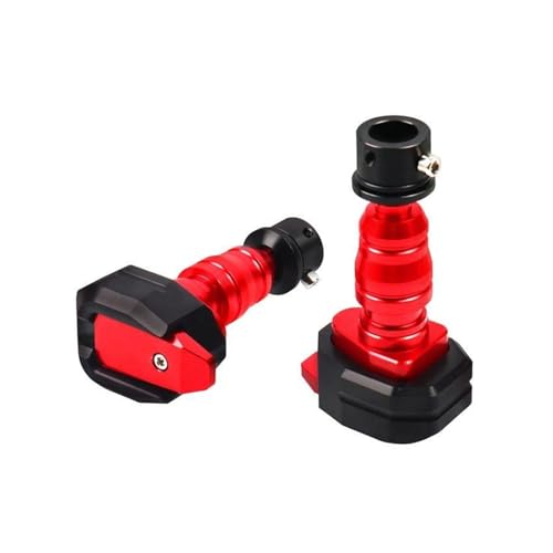 NPNGLCKCVF Motorradrahmen Für ZX-4R ZX-4RR ZX4R ZX4RR ZX 4R 2023 Motorrad-Absturzschutz Rahmenschieber Verkleidungsschutz Crash Pad Protector Motorrad-Slider(Rot) von NPNGLCKCVF