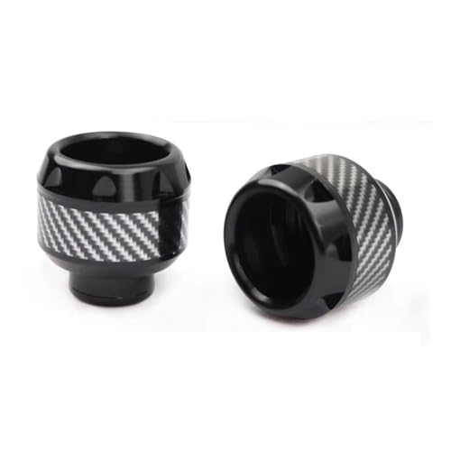 NPNGLCKCVF Motorradrahmen Motorrad-Rahmenschutz Stoßdämpferschutz Vorne Bremssattelschutz Modifiziertes Zubehör Motorrad-Slider(Schwarz) von NPNGLCKCVF