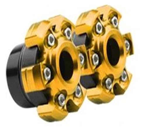 NPNGLCKCVF Motorradrahmen Motorrad Vorder-/Hinterradgabel Crash Protector Modifikation Universelles Zubehör Persönlichkeit Stoßdämpfung Anti-Fall-Block Motorrad-Slider(Gold) von NPNGLCKCVF