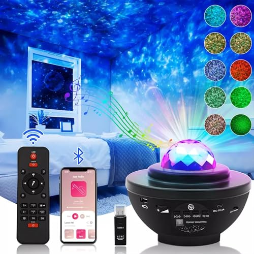 NPO LED Sternenhimmel Projektor Sternenlicht Projektor Sternenhimmel LED Projektor Musikplayer mit Bluetooth Projektor Party LED licht NPO LED Sternenhimmel Projektor Sternenlicht Projektor Sternenhimmel LED Projektor Musikplayer mit Bluetooth Projektor Party LED licht von NPO