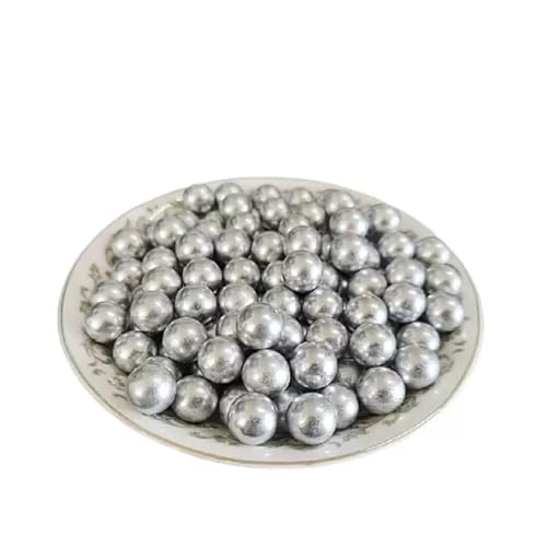 NPQRKJYH Massive Aluminiumkugeln 1060 1070 Reines Aluminium 0,5 mm 1 mm 2 mm 3 mm 4 mm 10 mm 17 mm 18 mm 19 mm 20 mm Glatte Aluminiumperlen(1.1mm 5000pcs) von NPQRKJYH