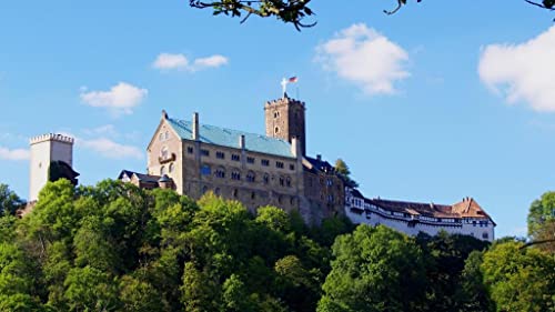 NPRZM Architekturlandschaft der Wartburg, Deutschland, DIY 5D-Diamantmalerei nach Zahlen, einzigartige Sets, Wanddekoration für Zuhause, Kristall-Strass-Wanddekoration, 40 x 50 cm NPRZM Architekturlandschaft der Wartburg, Deutschland, DIY 5D-Diamantmalerei nach Zahlen, einzigartige Sets, Wanddekoration für Zuhause, Kristall-Strass-Wanddekoration, 40 x 50 cm von NPRZM