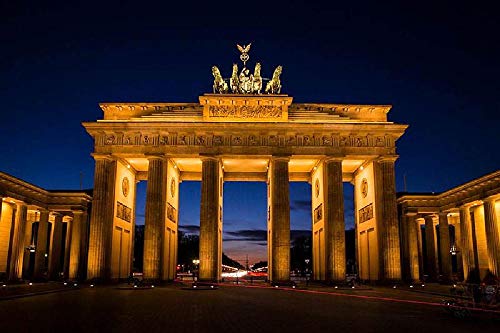 NPRZM Brandenburger Tor Deutschland 5D-Diamant-Malerei zum Selbermachen, nach Zahlen, einzigartige Sets, Wanddekoration für Zuhause, Kristall-Strass-Wanddekoration, 50 x 60 cm NPRZM Brandenburger Tor Deutschland 5D-Diamant-Malerei zum Selbermachen, nach Zahlen, einzigartige Sets, Wanddekoration für Zuhause, Kristall-Strass-Wanddekoration, 50 x 60 cm von NPRZM