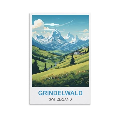 NPRZM Metallblechschild Grindelwald Schweiz Vintage Schild Retro Blechschilder Vintage Metall Blechschild für Bar Zuhause Wand Metalldekoration 15x30cm NPRZM Metallblechschild Grindelwald Schweiz Vintage Schild Retro Blechschilder Vintage Metall Blechschild für Bar Zuhause Wand Metalldekoration 15x30cm von NPRZM
