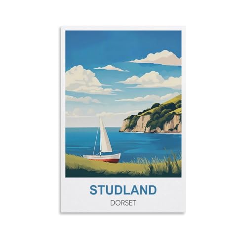 NPRZM Metallschilder, Motiv: Studland Dorset, lustiges Vintage-Metallschild, Plakette, Poster, Wandkunst, Kneipe, Bar, Küche, Garten, Badezimmer, Heimdekoration, 20 x 30 cm NPRZM Metallschilder, Motiv: Studland Dorset, lustiges Vintage-Metallschild, Plakette, Poster, Wandkunst, Kneipe, Bar, Küche, Garten, Badezimmer, Heimdekoration, 20 x 30 cm von NPRZM