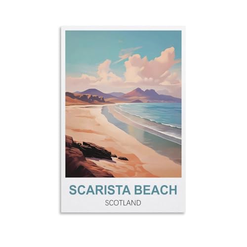 NPRZM Metallschilder „Scarista Beach Schottland“, lustiges Vintage-Metallschild, Plakette, Poster, Wandkunst, Kneipe, Bar, Küche, Garten, Badezimmer, Heimdekoration, 15 x 30 cm NPRZM Metallschilder „Scarista Beach Schottland“, lustiges Vintage-Metallschild, Plakette, Poster, Wandkunst, Kneipe, Bar, Küche, Garten, Badezimmer, Heimdekoration, 15 x 30 cm von NPRZM