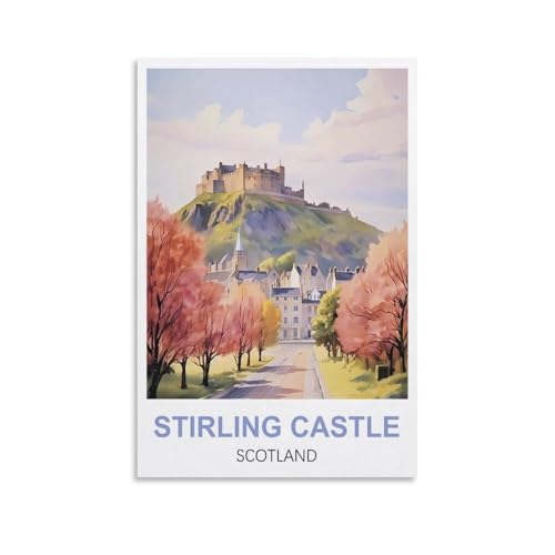 NPRZM Metallschilder Stirling Castle Schottland Lustiges Vintage-Metallschild, Plakette, Poster, Wandkunst, Kneipe, Bar, Küche, Garten, Badezimmer, Heimdekoration, 15 x 30 cm NPRZM Metallschilder Stirling Castle Schottland Lustiges Vintage-Metallschild, Plakette, Poster, Wandkunst, Kneipe, Bar, Küche, Garten, Badezimmer, Heimdekoration, 15 x 30 cm von NPRZM
