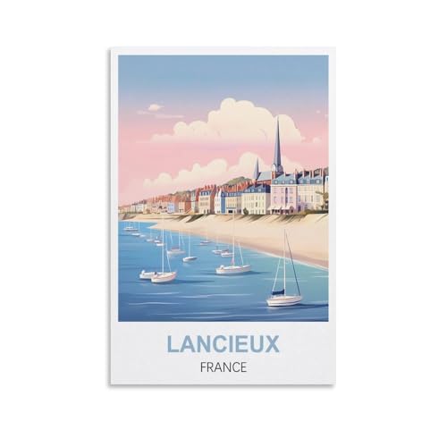 NPRZM Vintage-Metall-Blechschild „Lancieux France“, Blechschild, Retro-Wandkunst-Poster für Zuhause, Männerhöhle, Café, Bar, Wanddekoration, 30 x 30 cm NPRZM Vintage-Metall-Blechschild „Lancieux France“, Blechschild, Retro-Wandkunst-Poster für Zuhause, Männerhöhle, Café, Bar, Wanddekoration, 30 x 30 cm von NPRZM